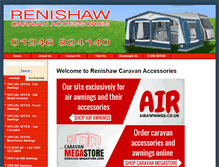 Tablet Screenshot of discountawnings.co.uk